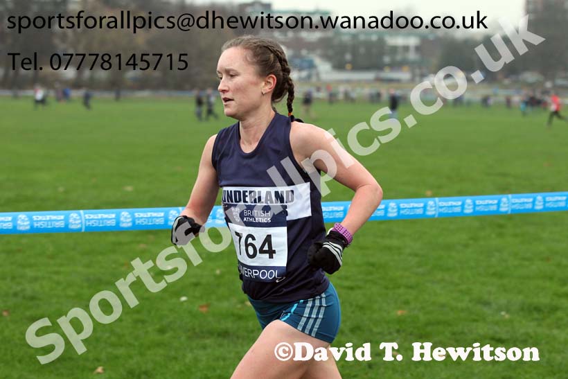 Senior women's European Cross Country Trials, Sefton Park, Liverpool. Photo: David T. Hewitson/Sports for All Pics